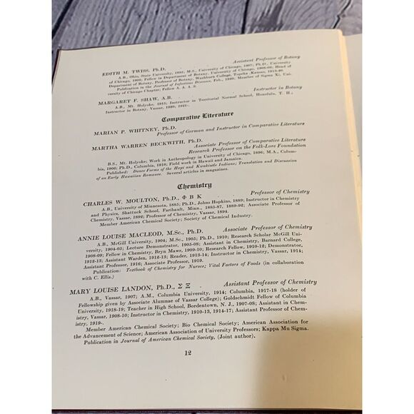 1922 Vassar College Vassarion Yearbook Poughkeepsie, NY‎ Volume 34-GREAT ANTIQUE - Picture 8 of 16
